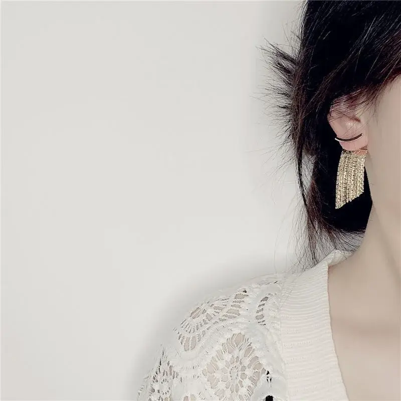 Thumbnail: Fringe Tassel Earrings