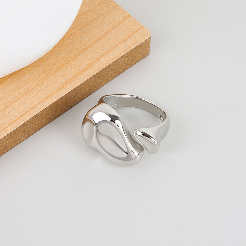 Thumbnail: Adjustable Silver and Golden rings