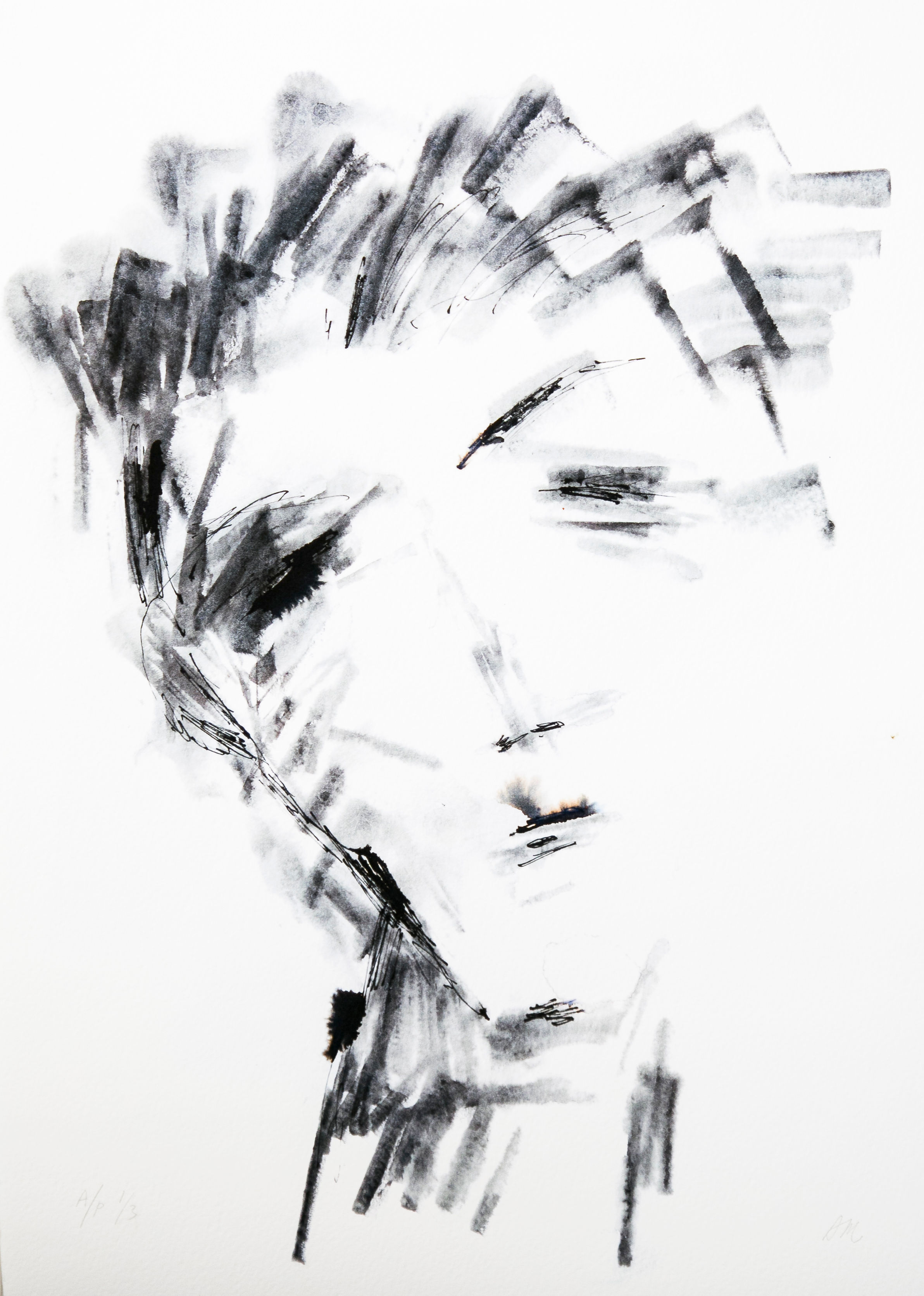 Авторский принт "Женский портрет"