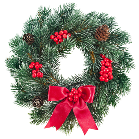 クリスマスリースレッド