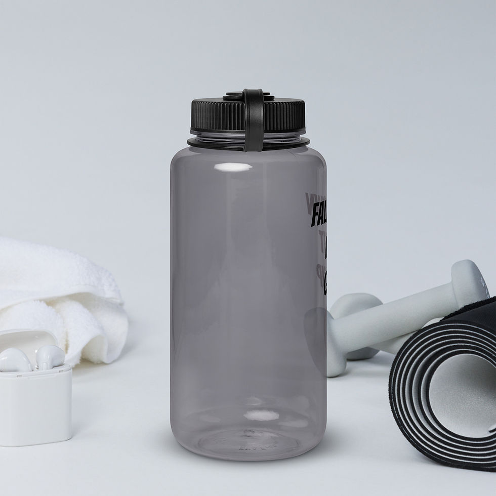 Thumbnail: Wide mouth plastic water bottle