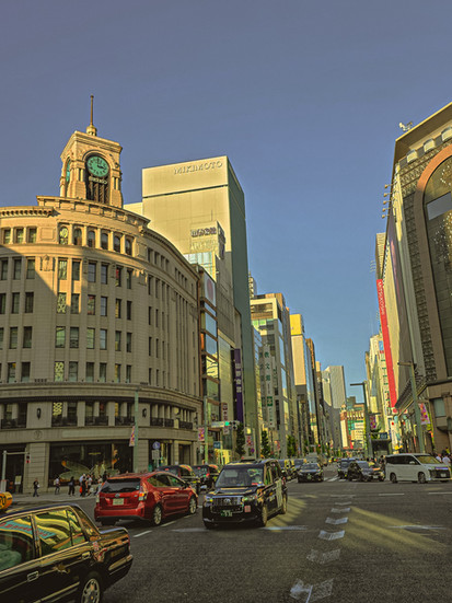 רובע גינזה - הרחוב הראשי