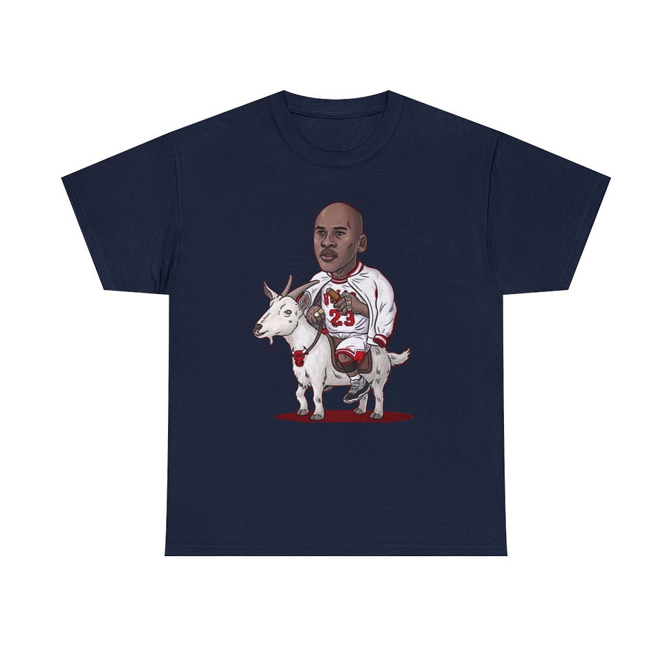 Thumbnail: Michael Jordan Goat Basketball T Shirt