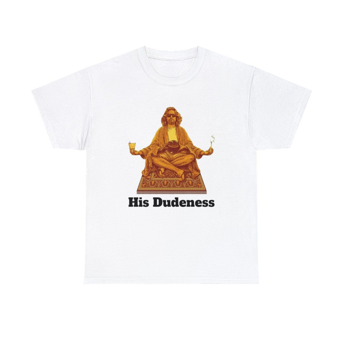 His Dudeness The Dude Big Lebowski Movie T Shirt