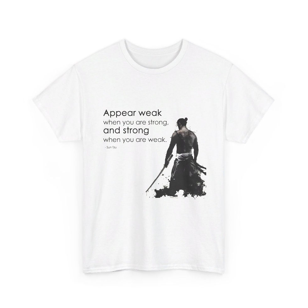 Thumbnail: Sun Tzu Quote Military Bravery T Shirt