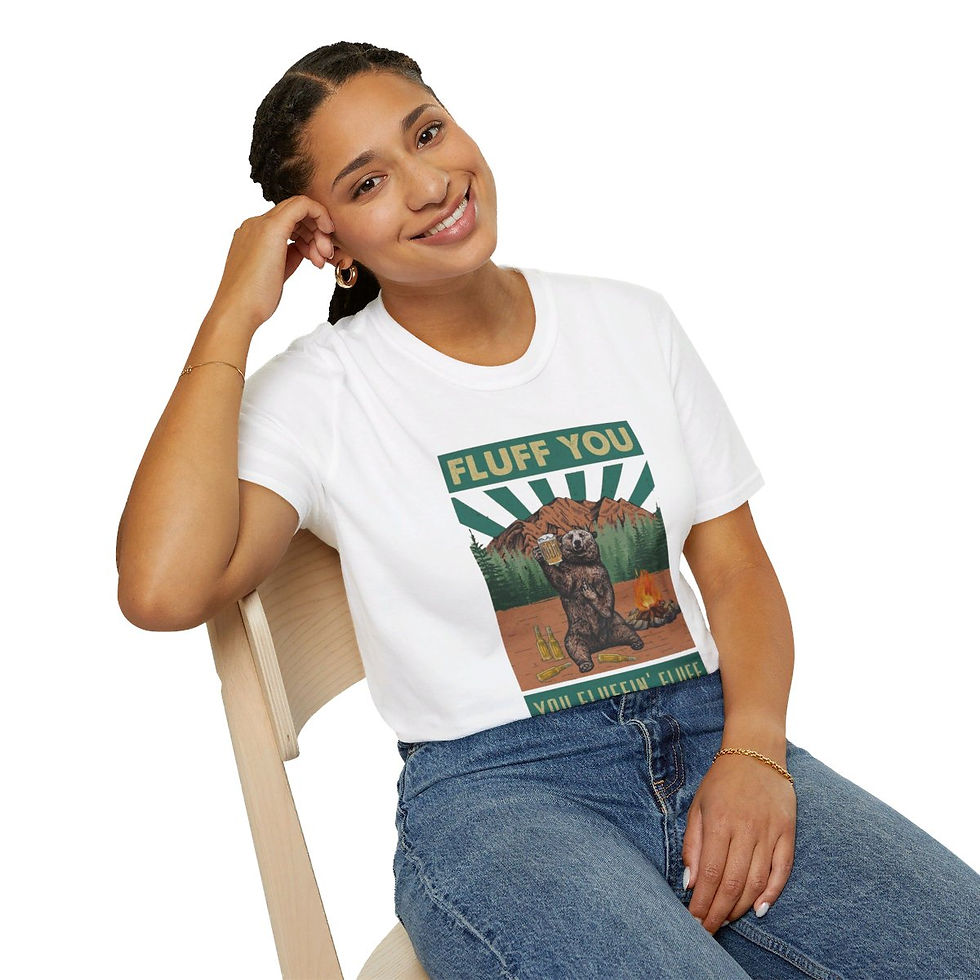 Thumbnail: Fluff You Funny Bear Beer T Shirt