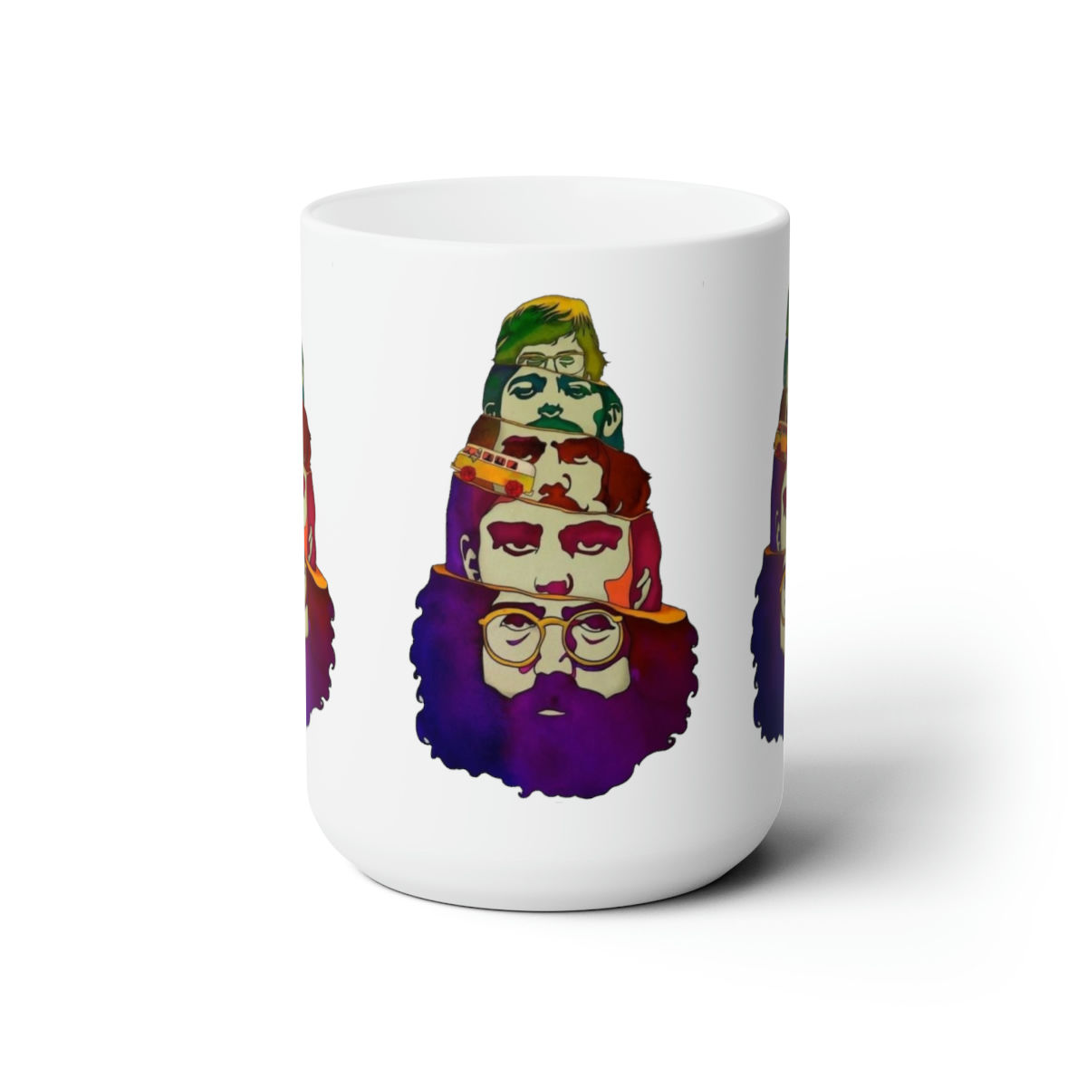 Grateful Dead Ceramic Coffee Cup Mug 15oz