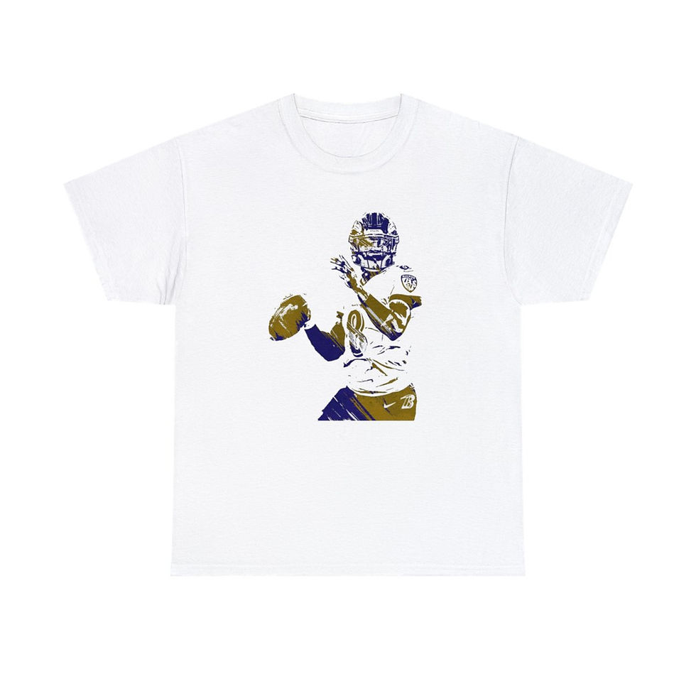 Thumbnail: Lamar Jackson Ravens Football T Shirt