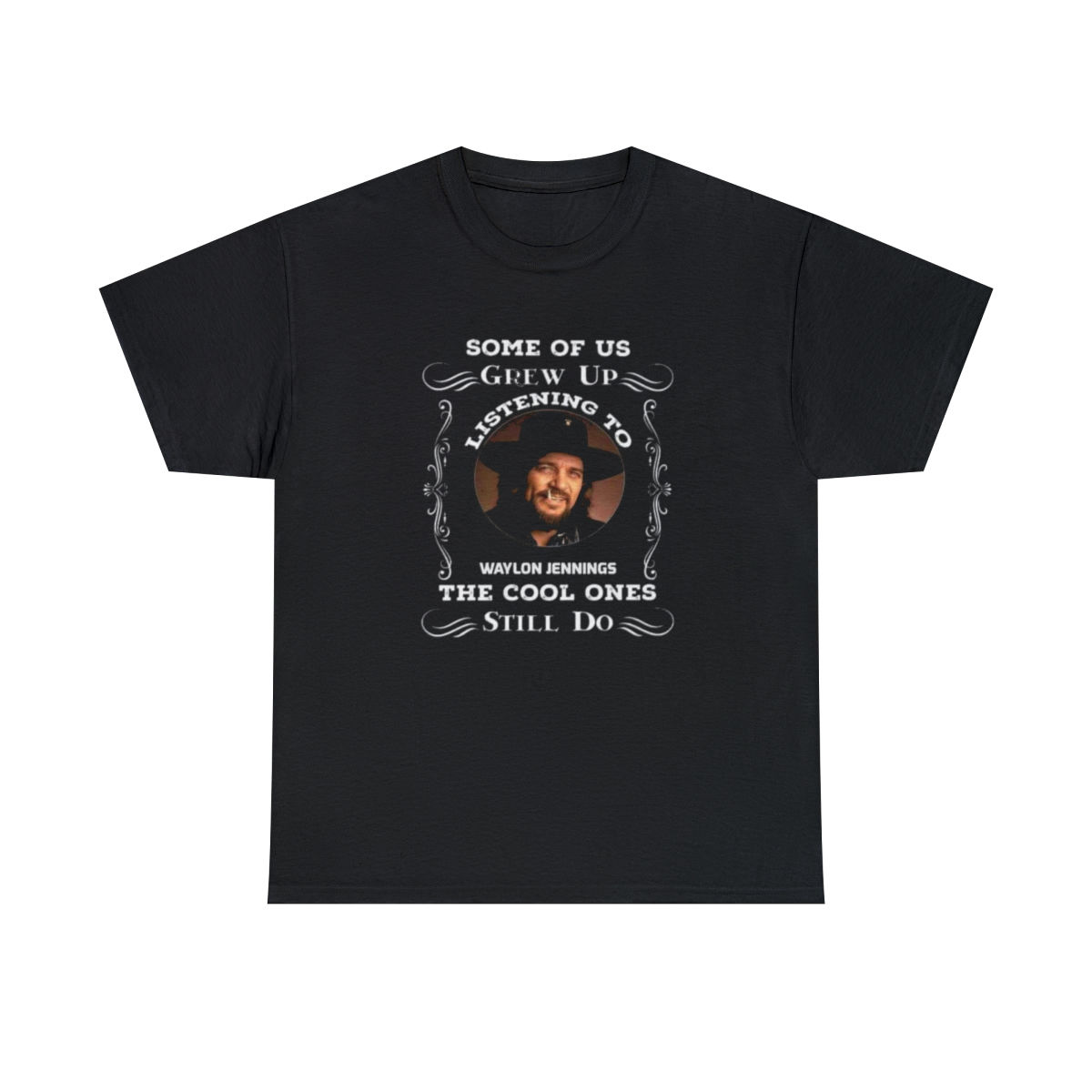 Waylon Jennings Outlaw Country Music T Shirt