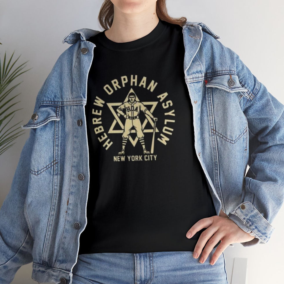 Thumbnail: Hebrew Orphan Asylum NYC Baseball T Shirt