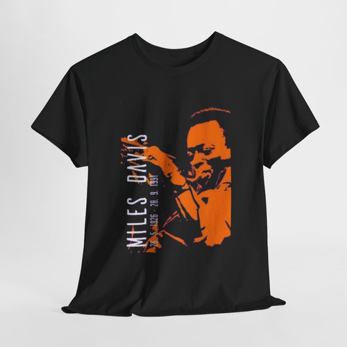 Miles Davis ジャズTシャツ XL ブラック Miles Davis Jazz T Shirt | Mysite