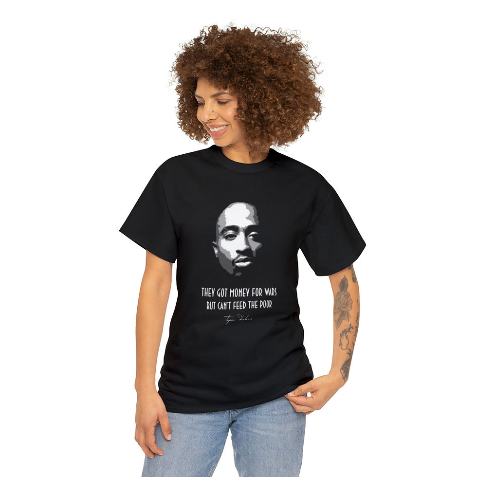 Thumbnail: Tupac Shakur Rap Social Justice Tee Shirt