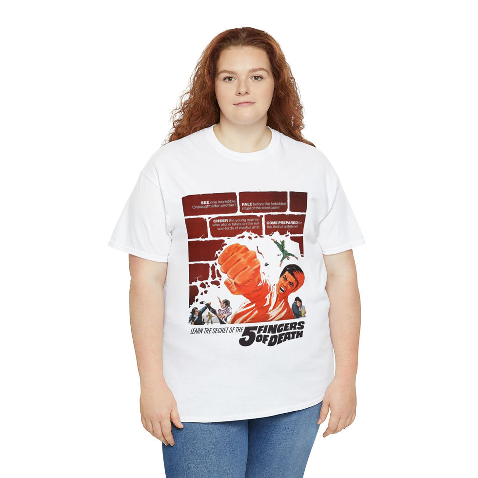 Thumbnail: Classic Kung Fu Martial Arts Movie Five Fingers of Death T Shirt