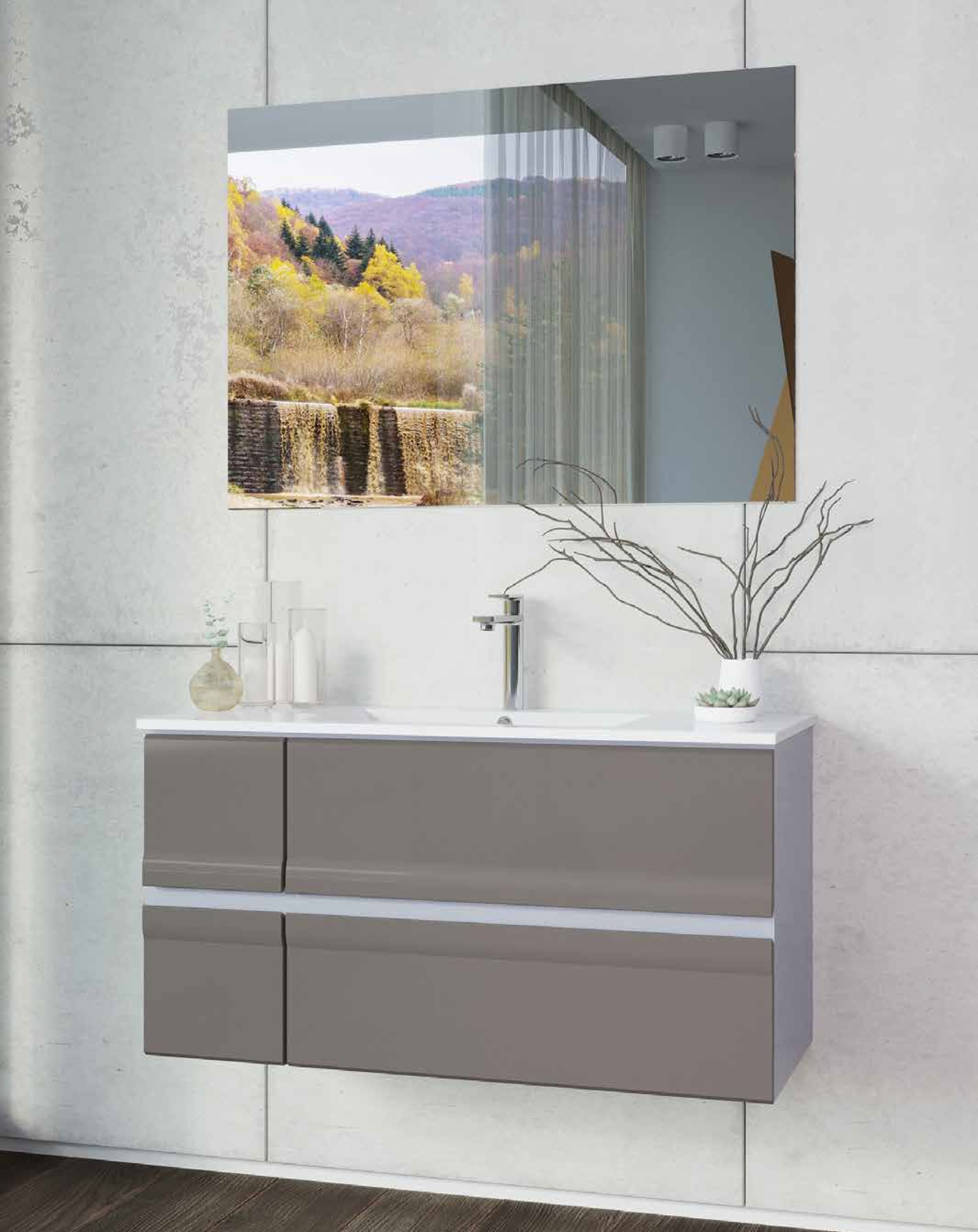 ארון אמבטיה דלתא| Doe Raphael