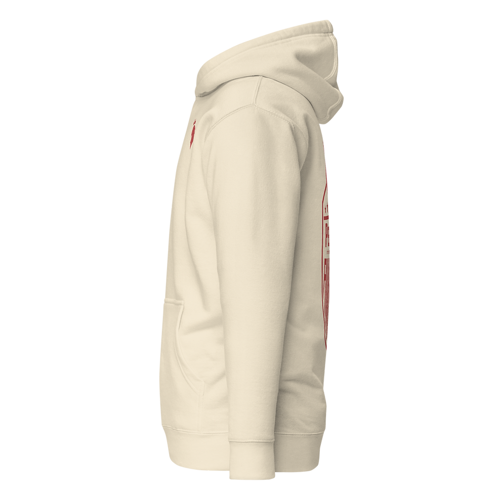 Thumbnail: Hoodie - Shield Logo - Red
