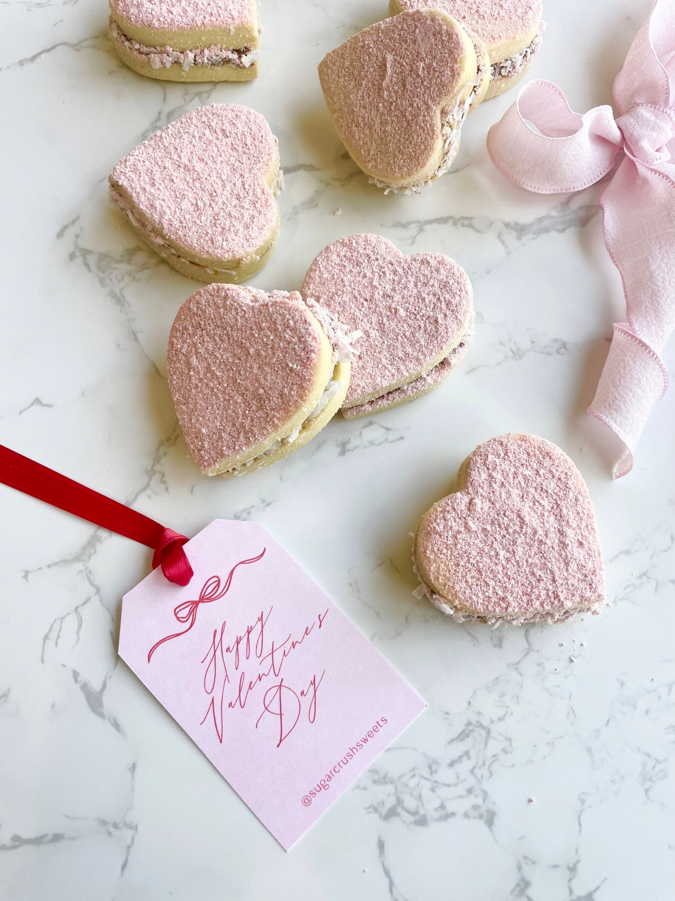 Heart Shaped Alfajores 