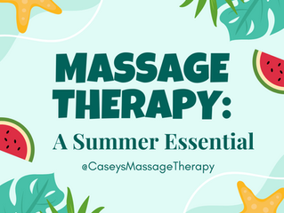Massage therapy: A Summer Essential
