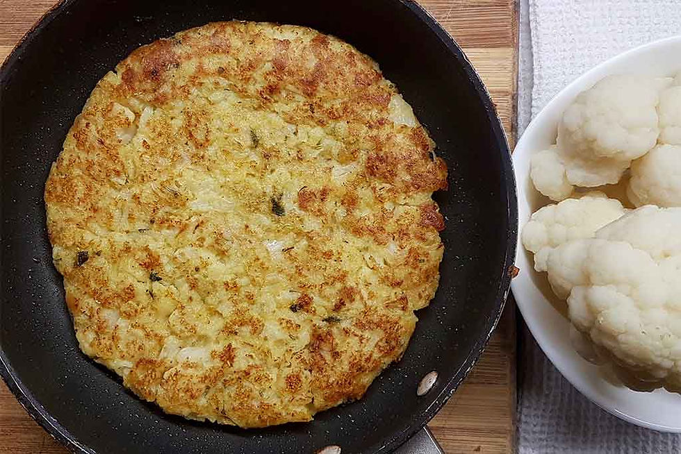 Tortilla de Coliflor