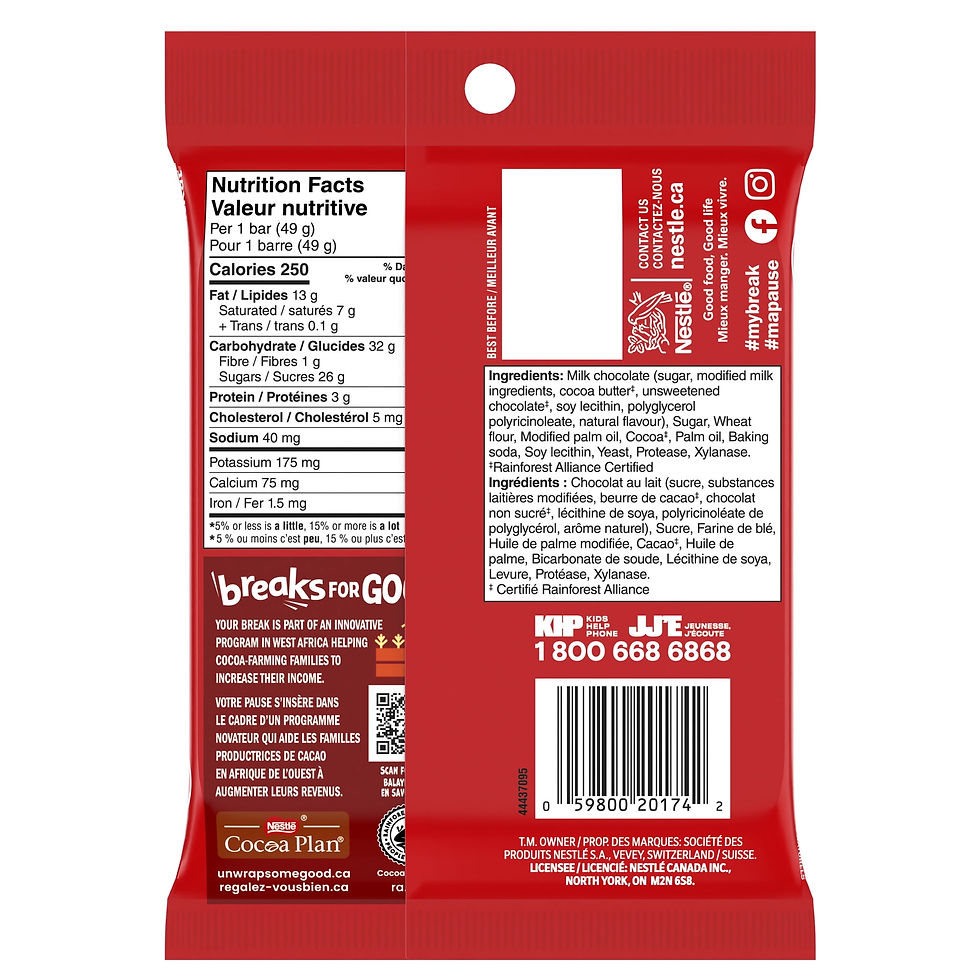 Thumbnail: KITKAT Chunky Wafer Bar Multipack, Crispy Wafers, Milk Chocolate, Prepared in Ca