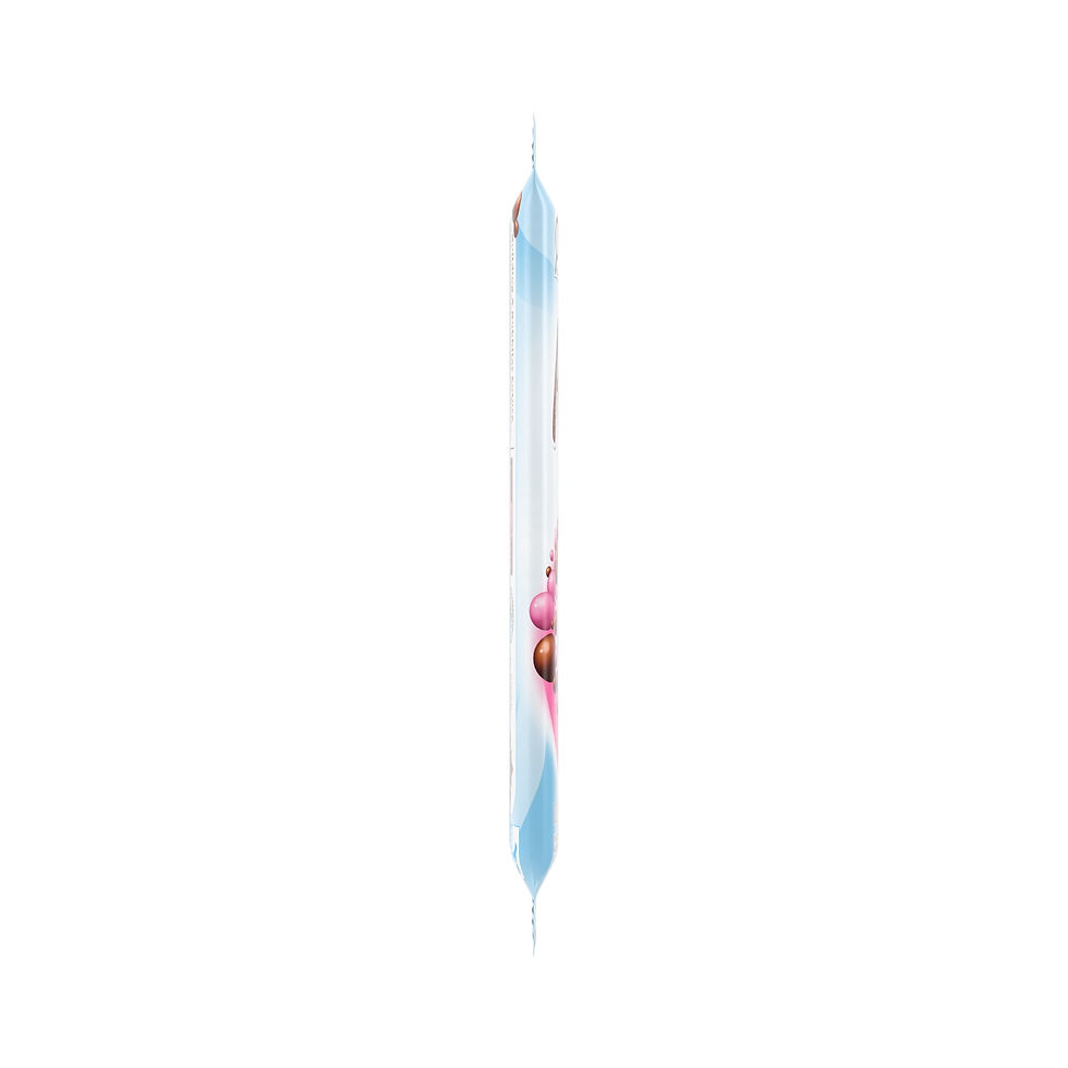 Thumbnail: Aero Scoops Choco Strawberry, Milk Chocolate, Strawberry Ice Cream Flavoured Fil