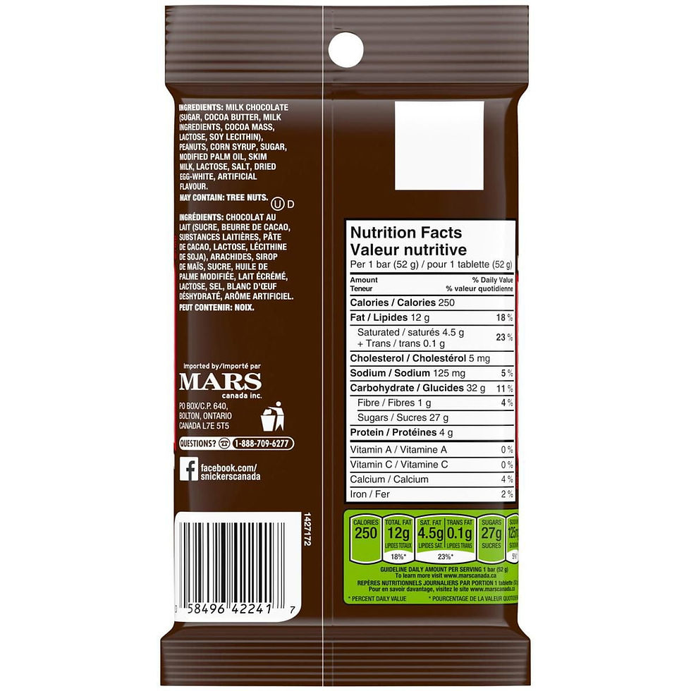 Thumbnail: SNICKERS, Peanut Milk Chocolate Candy Bars, 4 Full Size Bars, 208g