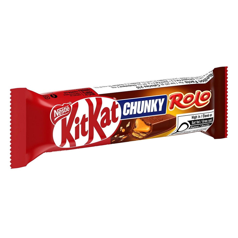 Thumbnail: KITKAT CHUNKY Rolo, Crispy Wafers & Creamy Caramel in a Chocolatey Coating, Wafe