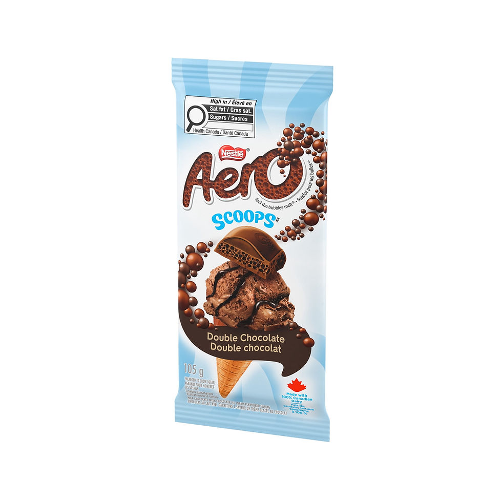 Thumbnail: AERO SCOOPS Double Chocolate, Milk Chocolate & Chocolate Ice Cream Flavoured Fi