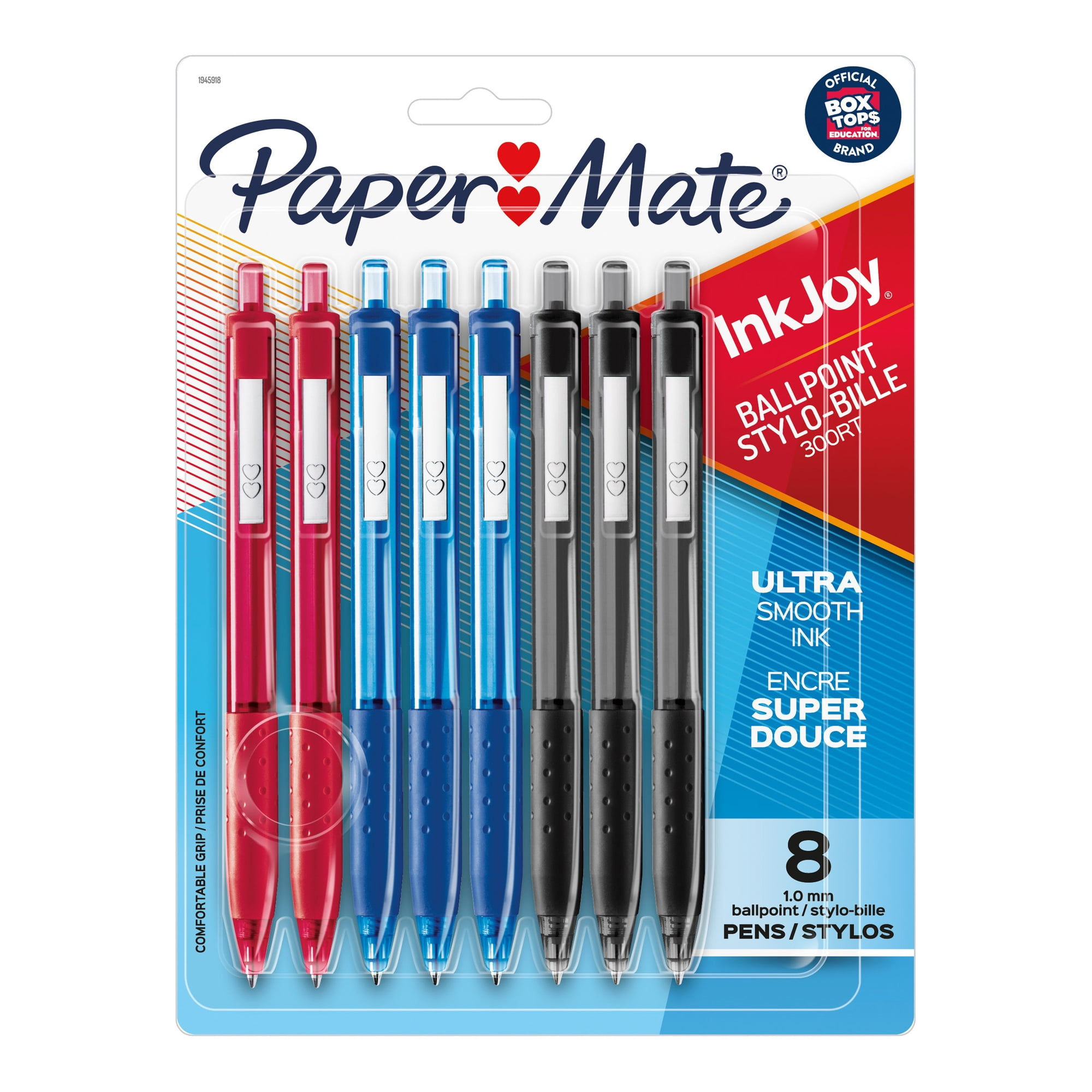 Paper Mate InkJoy 300RT Ballpoint Pens, Medium Point (1.0 mm), Retractable, Asso