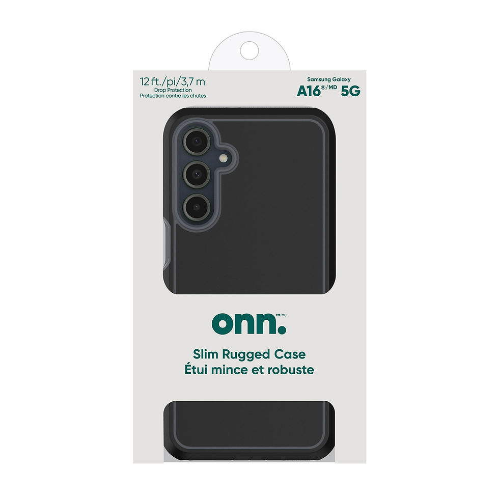 Thumbnail: onn. Slim Rugged Case for Samsung Galaxy A16 5G - Black