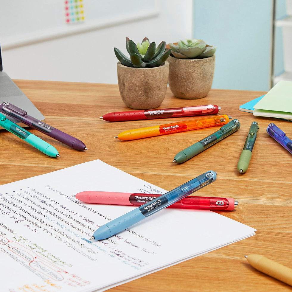 Thumbnail: Paper Mate InkJoy Gel Pens, Medium Point (0.7 mm), Retractable, Candy Pop Colour
