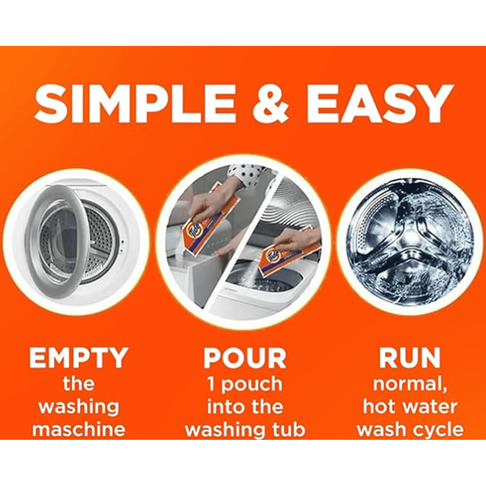 Thumbnail: Tide Washing Machine Cleaner with Oxi Powder, Odor Eliminator and Washer Residue
