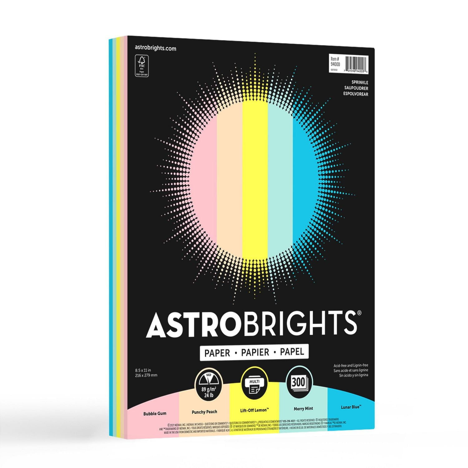Astrobrights Sprinkle Colour Paper