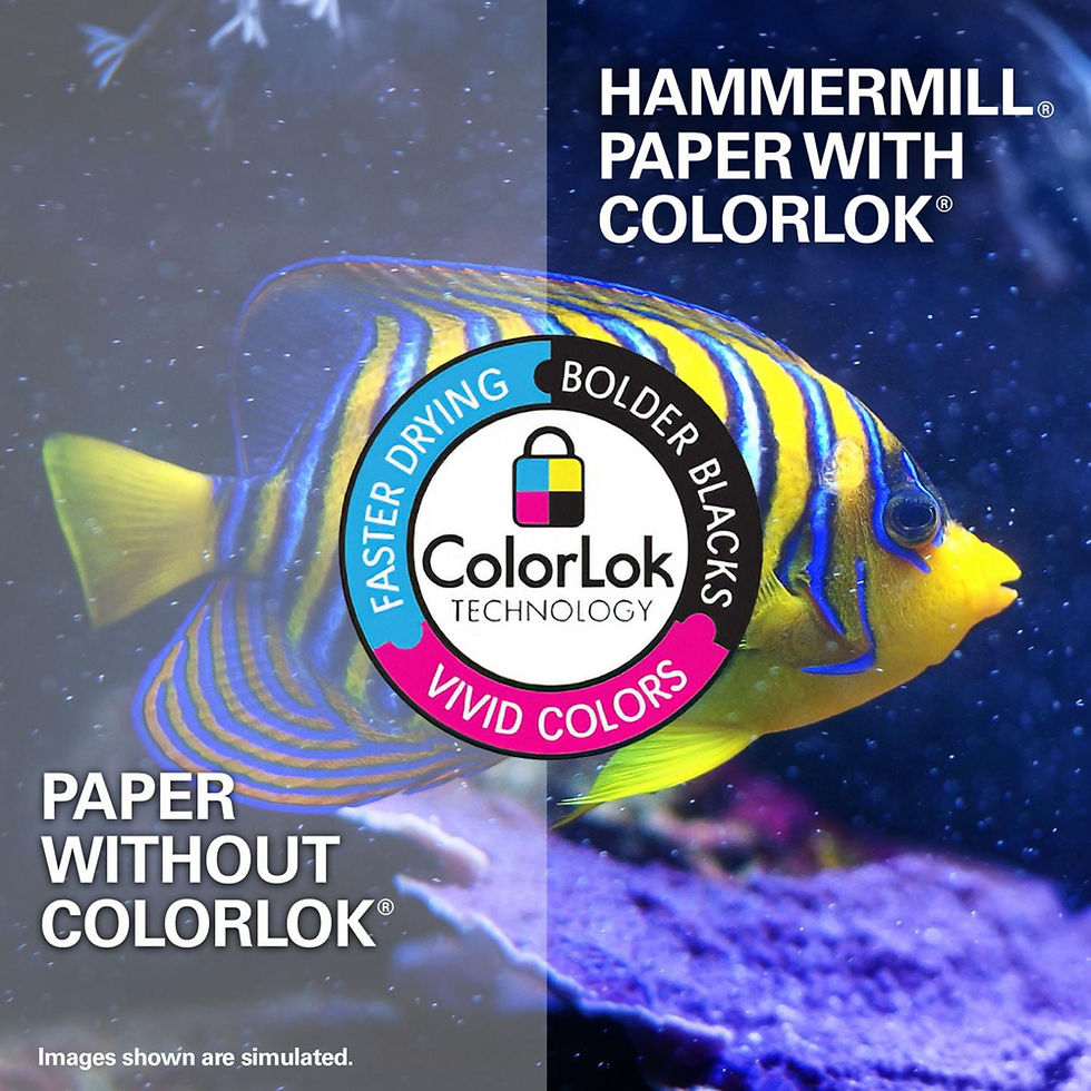 Thumbnail: Hammermill Premium Inkjet & Laser Printer Paper, 8.5" x11", 24 lb, 96 Bright, Wh