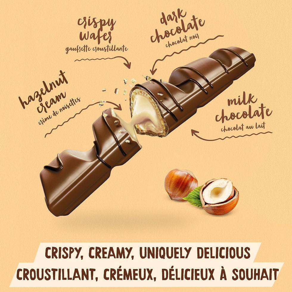 Thumbnail: KINDER BUENO Milk Chocolate Covered Crispy Wafer Bars With Hazelnut Cream, 2 Ind