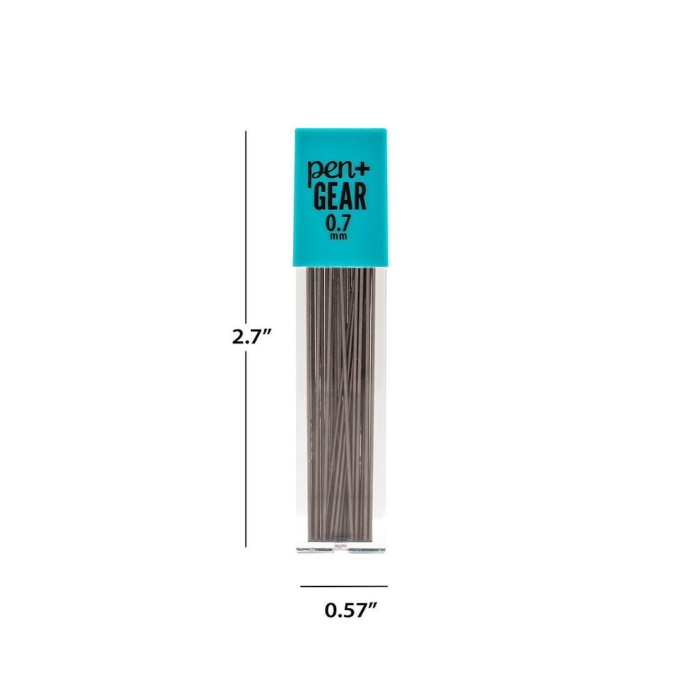 Thumbnail: Pen+Gear No. 2 Mechanical Pencil Dark Lead Refills, 0.7mm, 90 Count