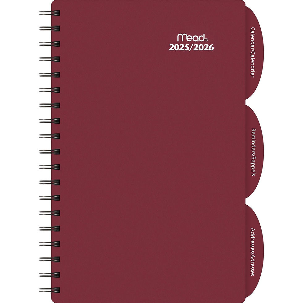 Thumbnail: Mead® Desk 2026 Weekly Poly Planner Assorted Colours