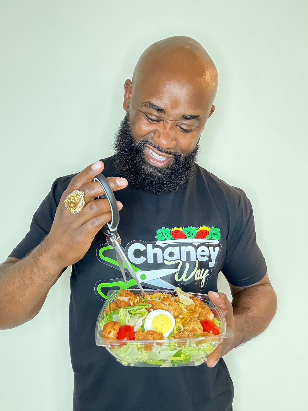 Thumbnail: Chop Salad 🥗 Scissors ✂️ & T-Shirt The Chaney Way