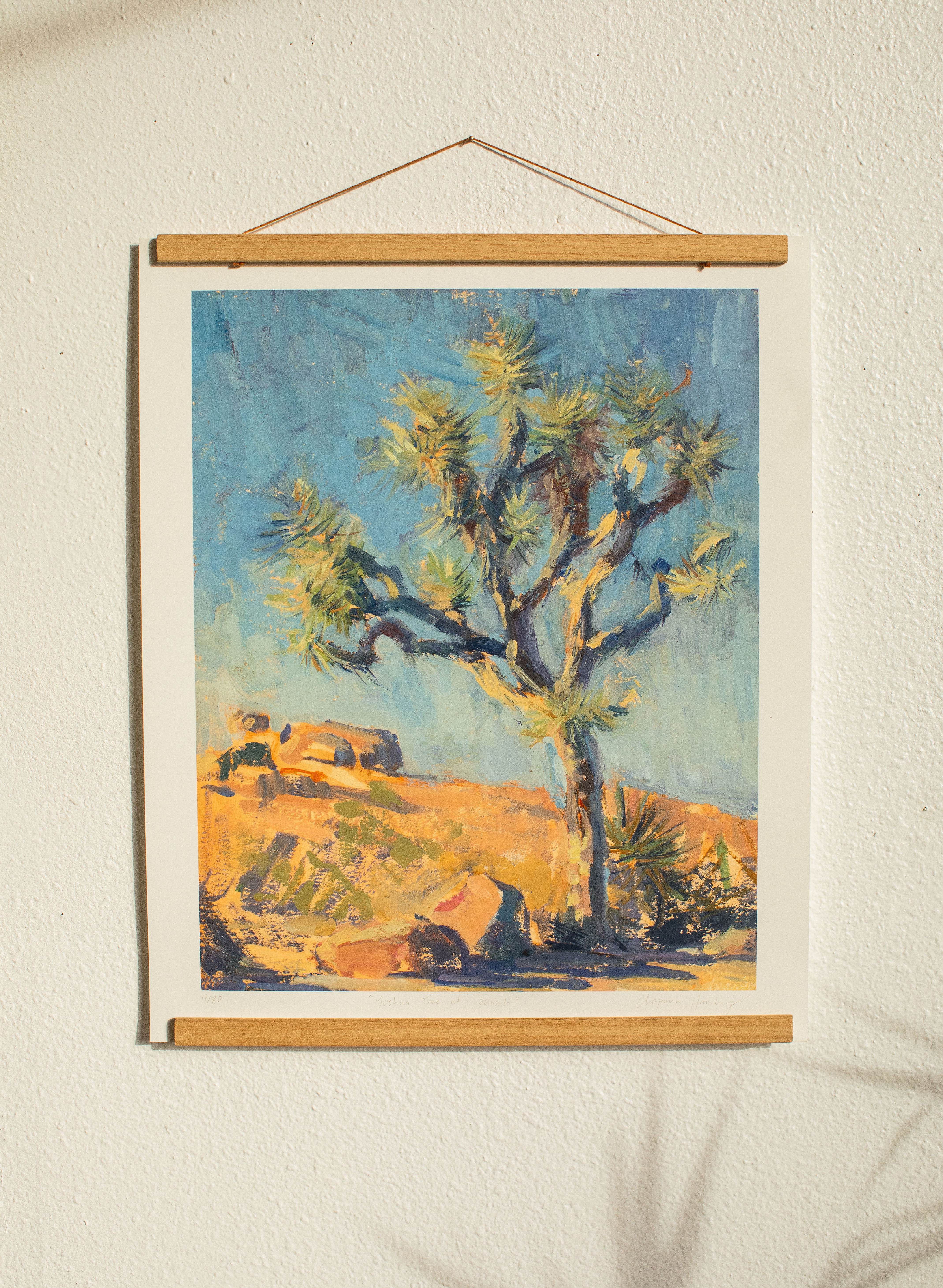 PRINT - Joshua Tree at Sunset