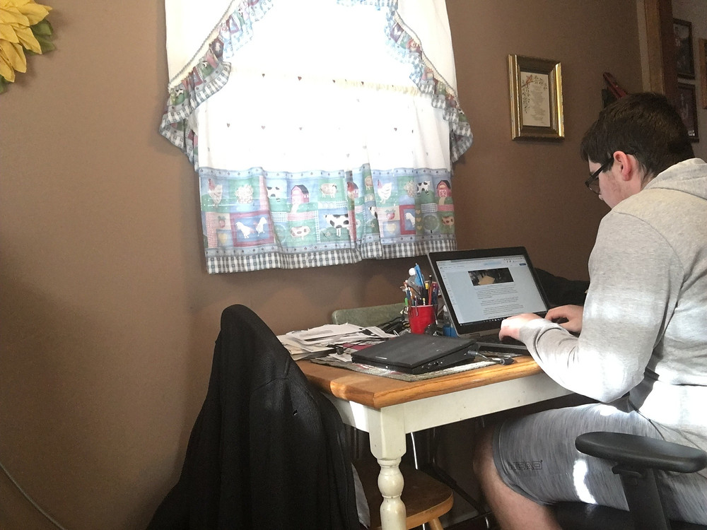 A student Applying for a Scholarship.