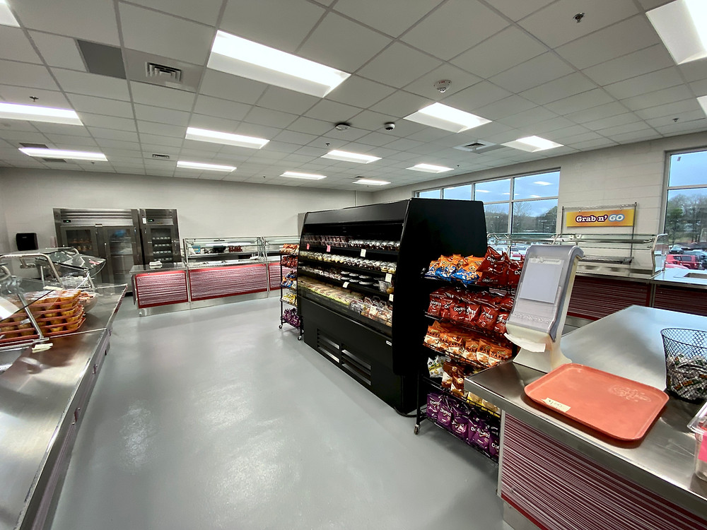 The Serving Line Addition Featuring Deli and Salad Bar Items