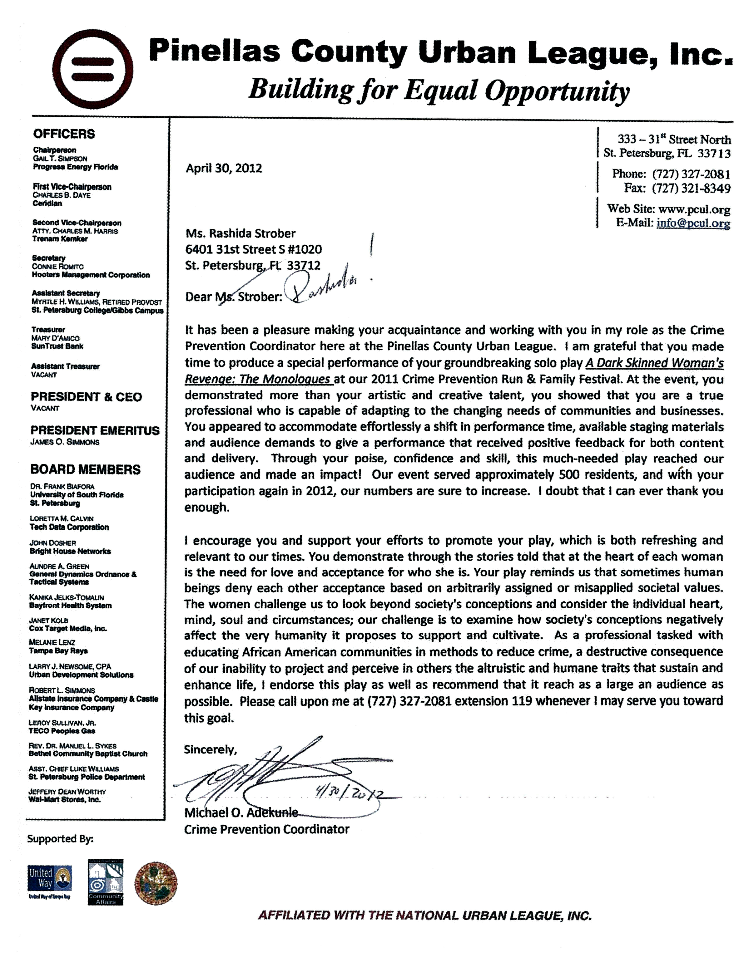 Pinellas County Urban League, Inc