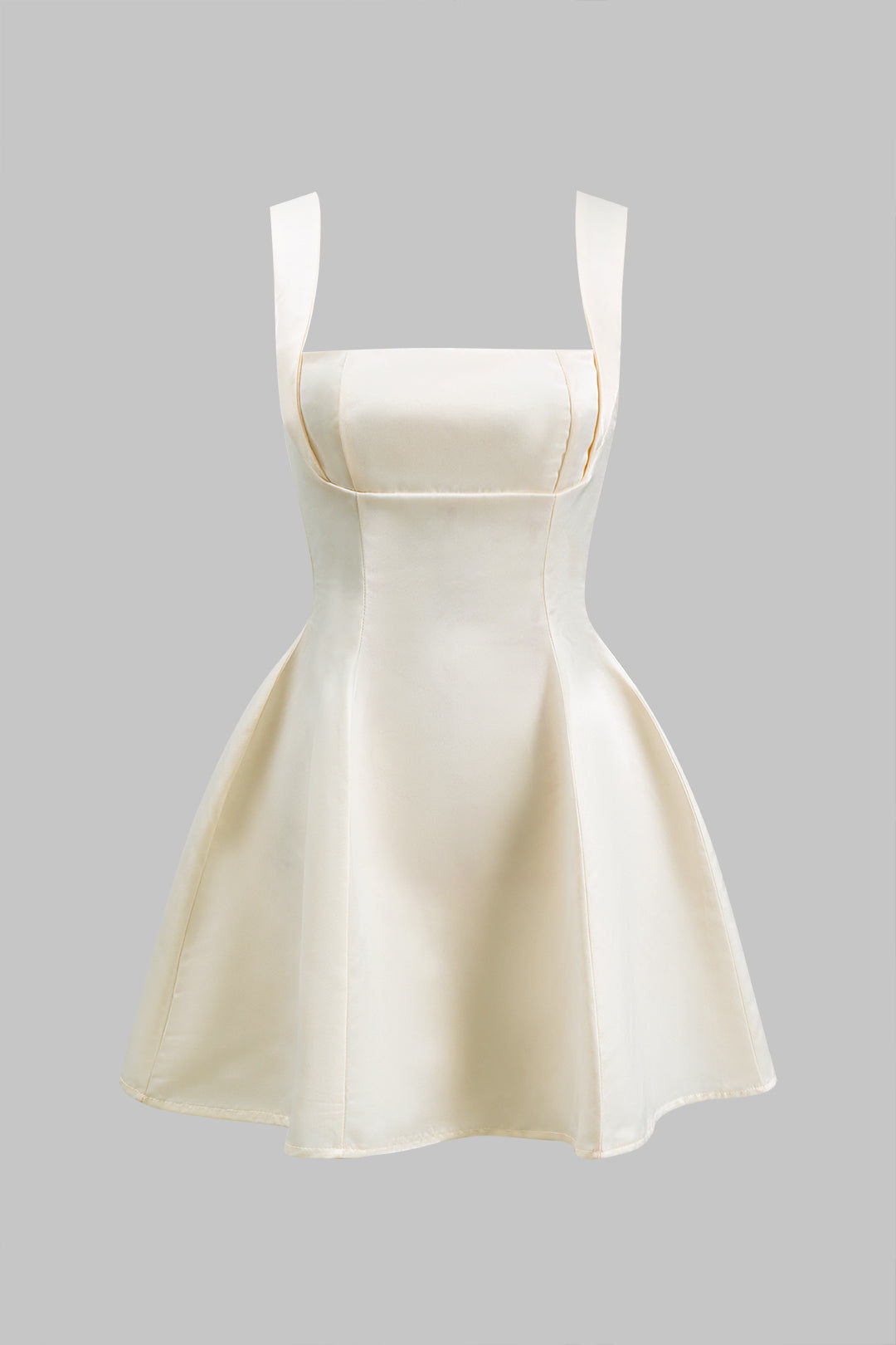 TieBack Zipper Backless Slip Mini Dress