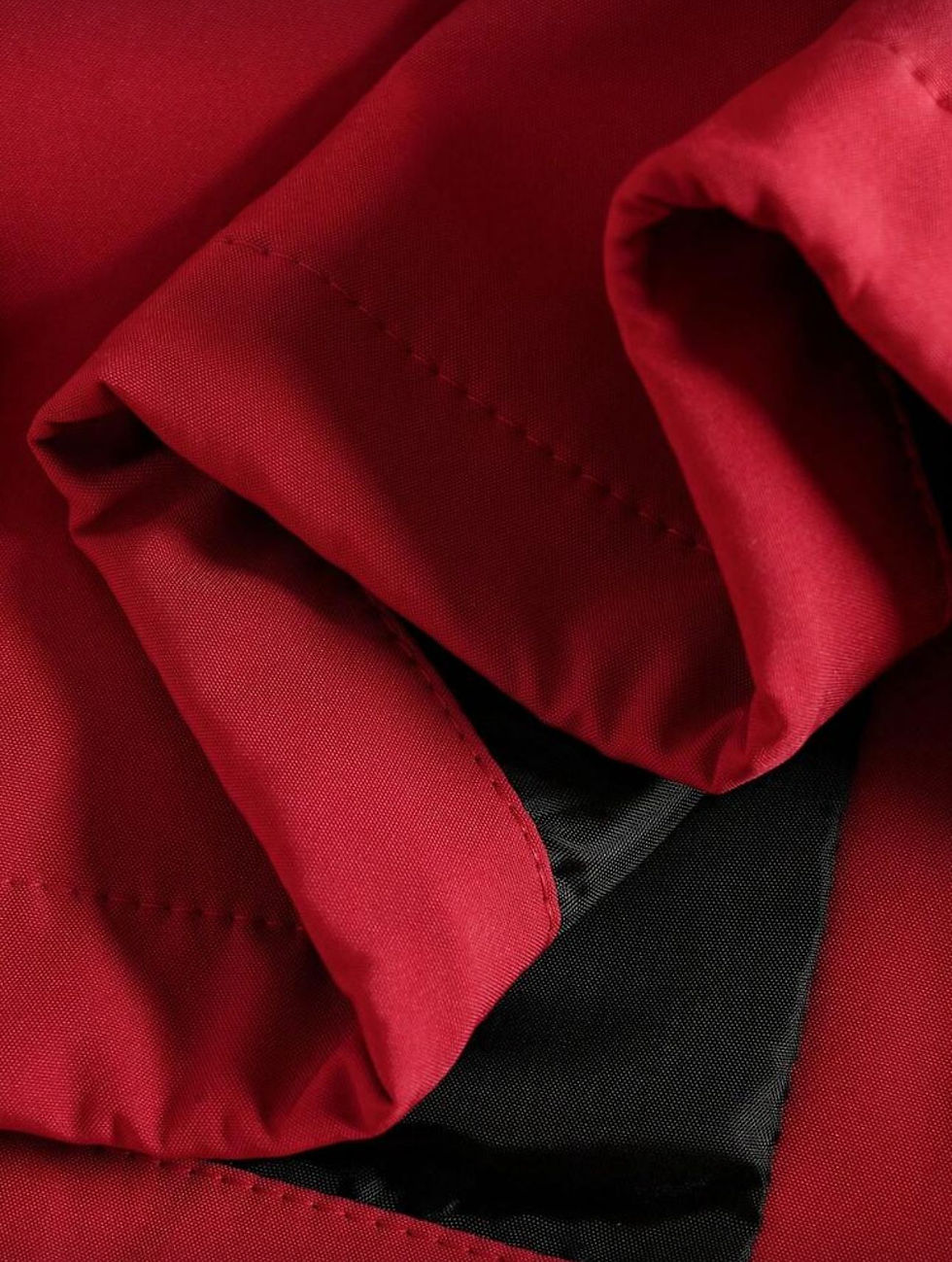 Thumbnail: Streetrush Men's Red Zip-Up Outdoor Windbreaker Jacket