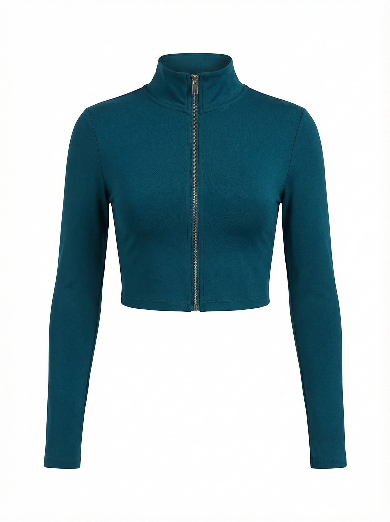 Blue Zip-Detail Tracksuit Set