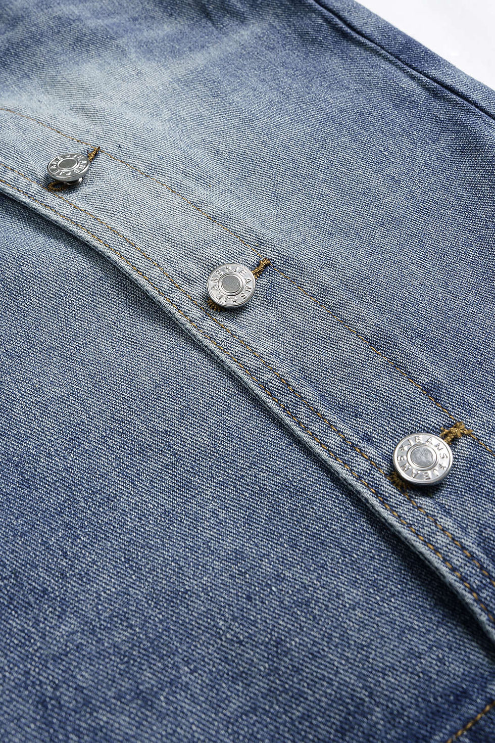 Thumbnail: Denim Asymmetrical Button Shorts