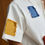 Thumbnail: White Boxy Button-Up Shirt with Color Clash Applique
