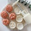 Miniatura: 4 pçs/conjunto Molde para Mooncake de Flor Tulipa Flor de Cerejeira Rosa Lótus P