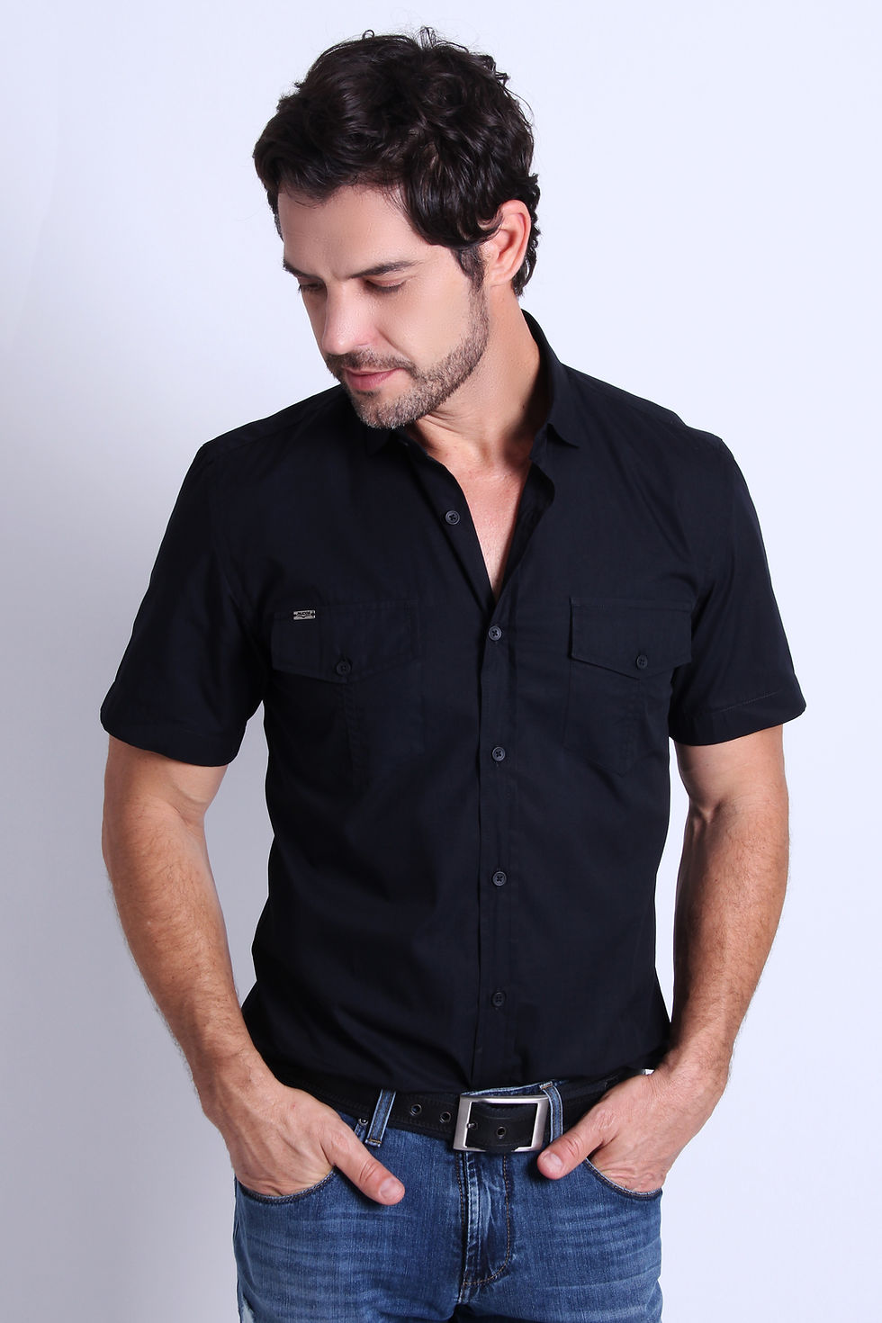 Miniatura: Camisa young manga curta 100% algodão