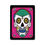 Thumbnail: White & Blue Sugar Skull Acrylic Wall Art Panels