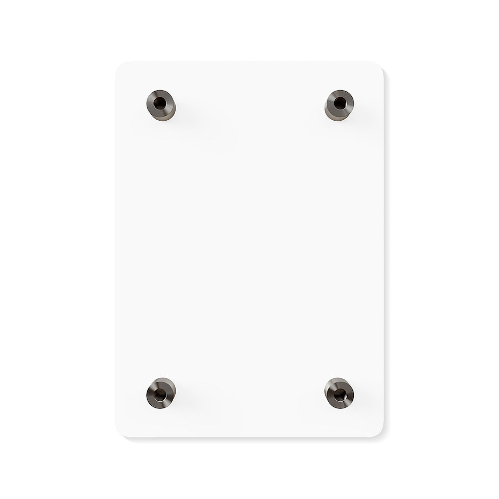 Thumbnail: Yellow Mati Sugarkskull Acrylic Wall Art Panels